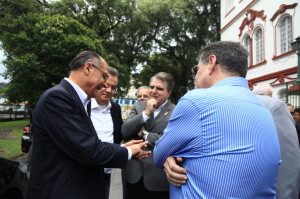 Governador de São Paulo visitou a Beneficência